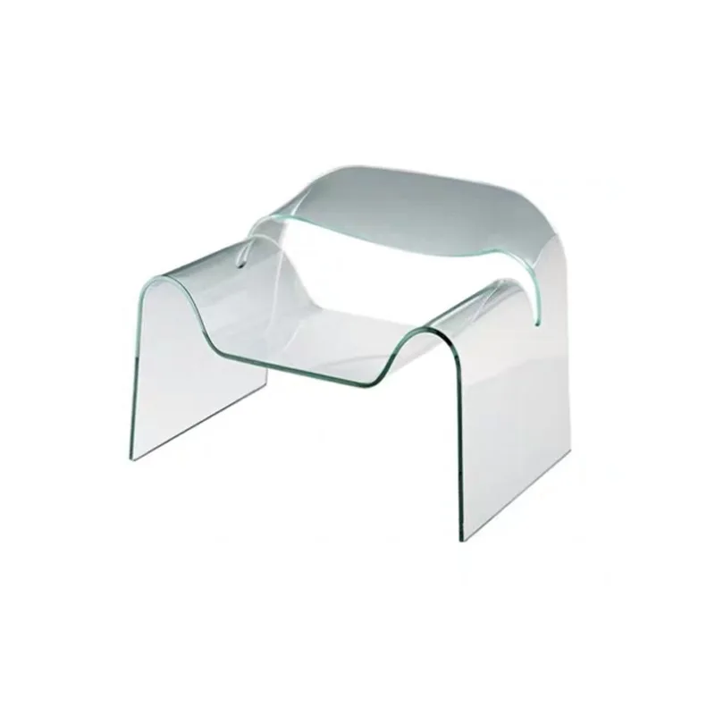 Italian transparent glass leisure chair minimalist design chair
Italian transparent glass leisure chair minimalist design chair