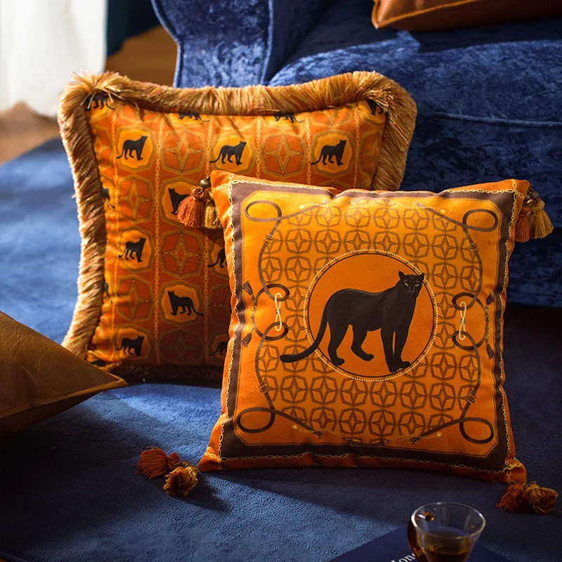 Cat Pillows Luxury Orange Cushion Case Velvet Decorative Pillow Cover For Sofa Modern Living Room Home Decorations
Cat Pillows Luxury Orange Cushion Case Velvet Decorative Pillow Cover For Sofa Modern Living Room Home Decorations