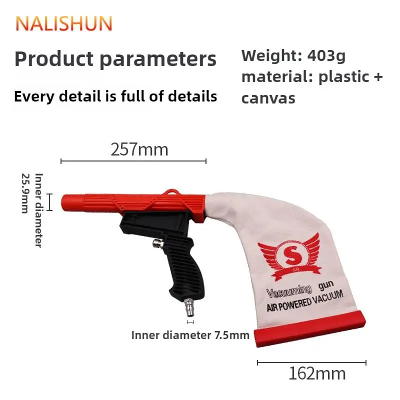 1 Set Professional Air Powered Vacuum Gun Pneumatic Tire Dust Collector High Quality For Tire Grinding And Dust Removal Tool
1 Set Professional Air Powered Vacuum Gun Pneumatic Tire Dust Collector High Quality For Tire Grinding And Dust Removal Tool