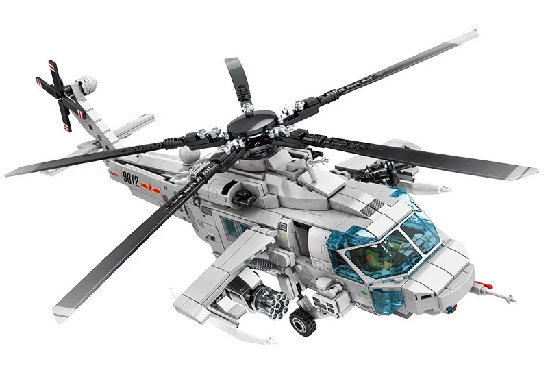 935 pcs The Chinese Z-20 Navy Attack Helicopter 202125 the military series building block Assembling Bricks For Kids 
935 pcs The Chinese Z-20 Navy Attack Helicopter 202125 the military series building block Assembling Bricks For Kids