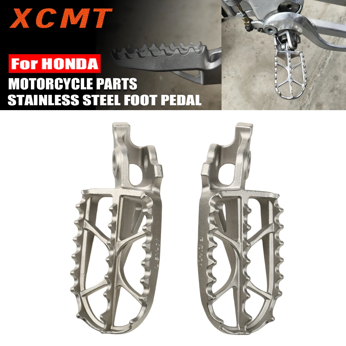 Motorcycle Parts Stainless Steel Foot Pedal For Honda CR125 250 CRF150R 250M 250X 250R 250RX CRF300 450 L X R RX CRF1100L 02-25
Motorcycle Parts Stainless Steel Foot Pedal For Honda CR125 250 CRF150R 250M 250X 250R 250RX CRF300 450 L X R RX CRF1100L 02-25