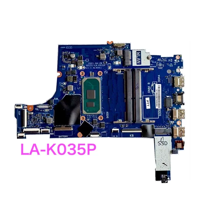 Подходит для ноутбука DELL Vostro 3401 3501, материнская плата LA-K035P LA-K034P, 100% протестировано, ОК, полностью работает
Подходит для ноутбука DELL Vostro 3401 3501, материнская плата LA-K035P LA-K034P, 100% протестировано, ОК, полностью работает