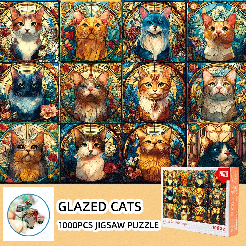 Рождественские подарки для взрослых. Пазл из 1000 предметов для взрослых — дизайн 12 кошек зодиака, большой размер 70x50 см (27,5x19,7 дюймов)
Рождественские подарки для взрослых. Пазл из 1000 предметов для взрослых — дизайн 12 кошек зодиака, большой размер 70x50 см (27,5x19,7 дюймов)