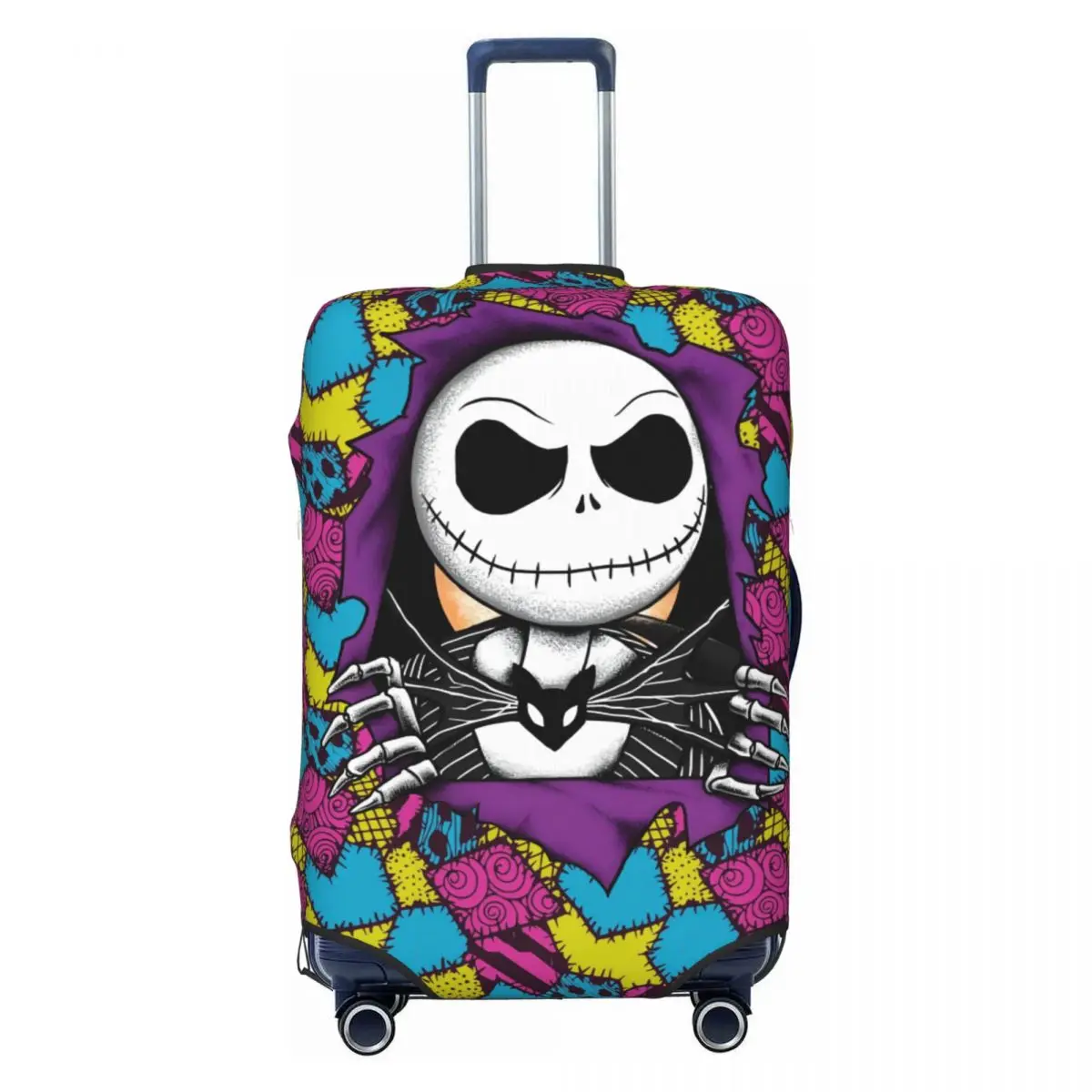 Custom Jack S-Skellingtones Travel Luggage Cover Dust Proof Nightmare Before Christmas Suitcase Cover Protector Fit 18-32 Inch
Custom Jack S-Skellingtones Travel Luggage Cover Dust Proof Nightmare Before Christmas Suitcase Cover Protector Fit 18-32 Inch