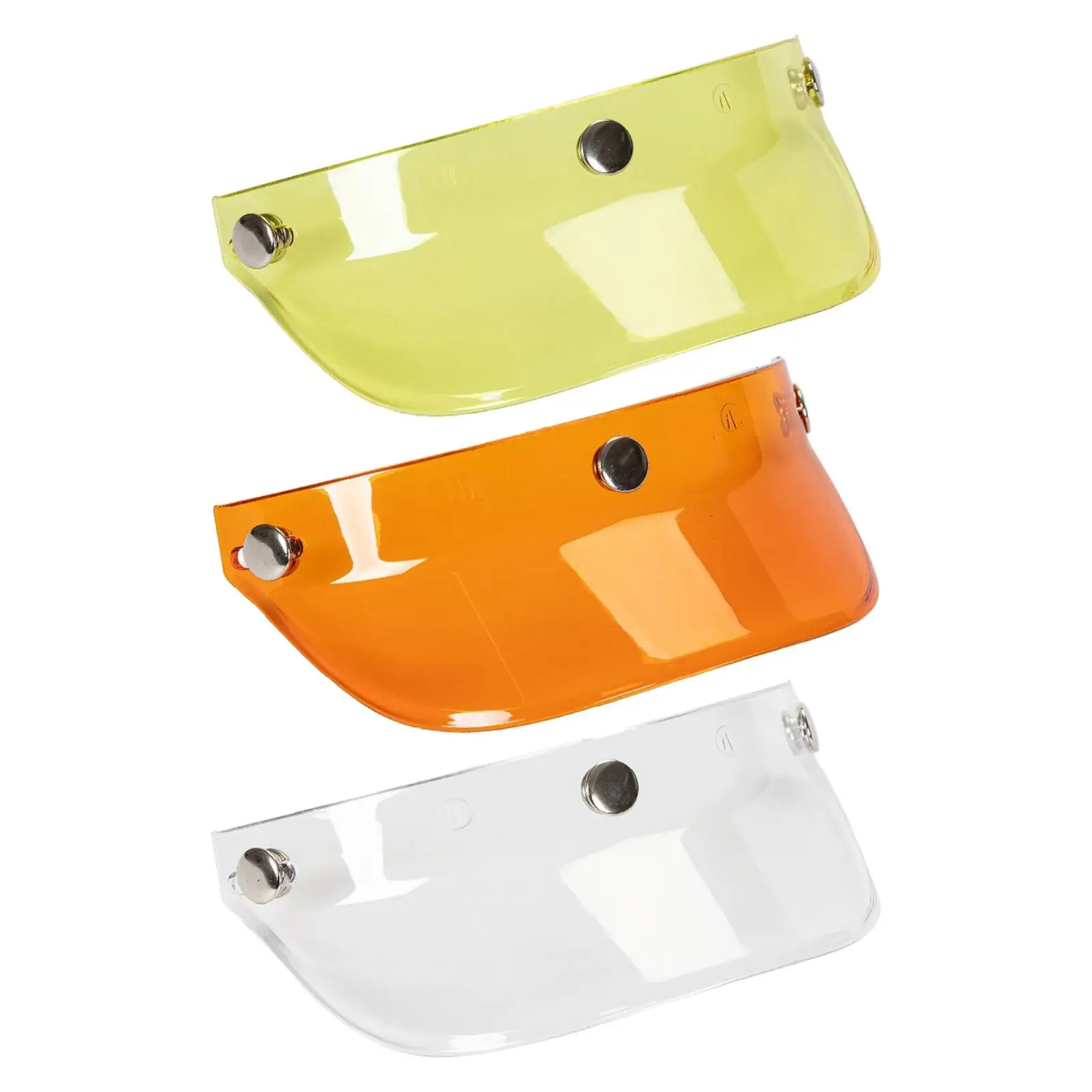 Motorcycle Helmet Visor 3 Snaps Solar Half Helmet Universal Sun Shade Replace
Motorcycle Helmet Visor 3 Snaps Solar Half Helmet Universal Sun Shade Replace