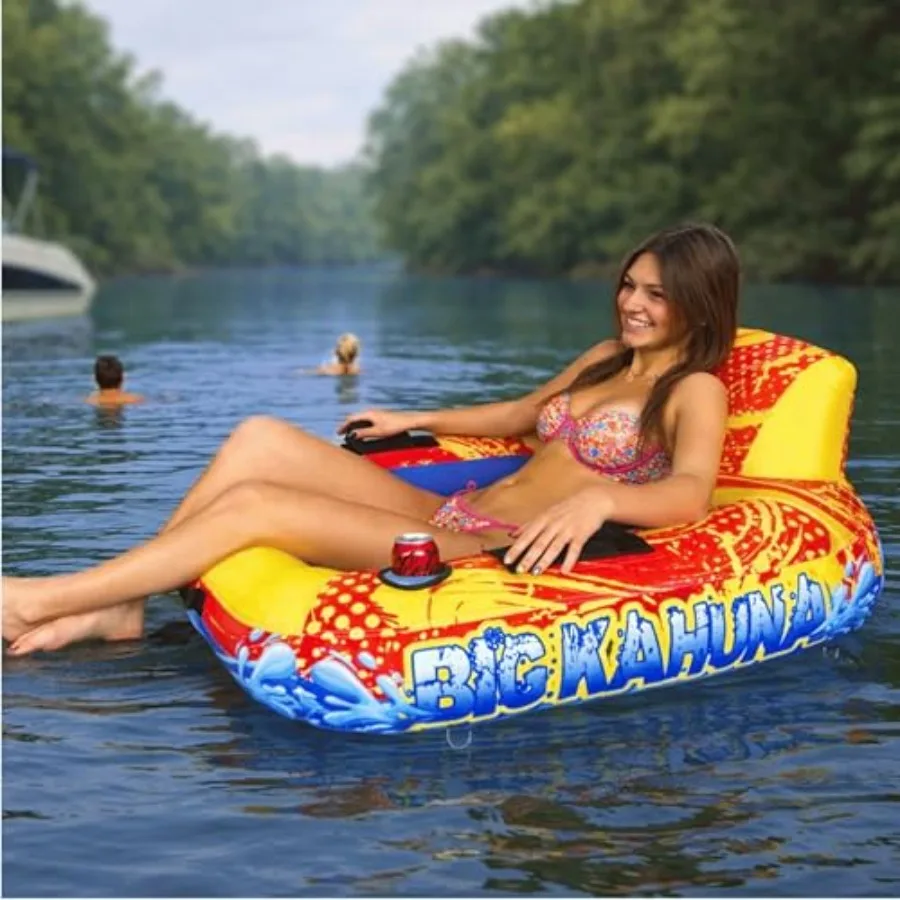Heavy Duty Inflatable River Tube Float for Adults Fabric Covered Pool Lake Lounger Raft with Backrest Cup Holder Durable Unders
Heavy Duty Inflatable River Tube Float for Adults Fabric Covered Pool Lake Lounger Raft with Backrest Cup Holder Durable Unders