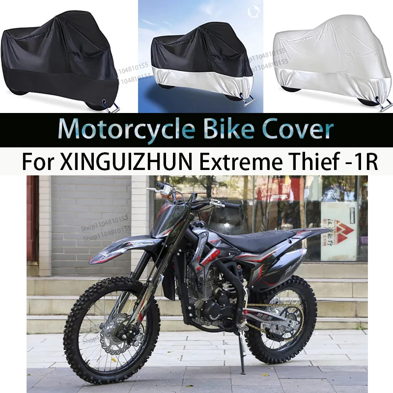 For XINGUIZHUN Thief1R Motorcycle Cover Moto RainCover Waterproof Dustproof UV Cover Coat Indoor Outdoor Motorbike Scooter Cover
For XINGUIZHUN Thief1R Motorcycle Cover Moto RainCover Waterproof Dustproof UV Cover Coat Indoor Outdoor Motorbike Scooter Cover