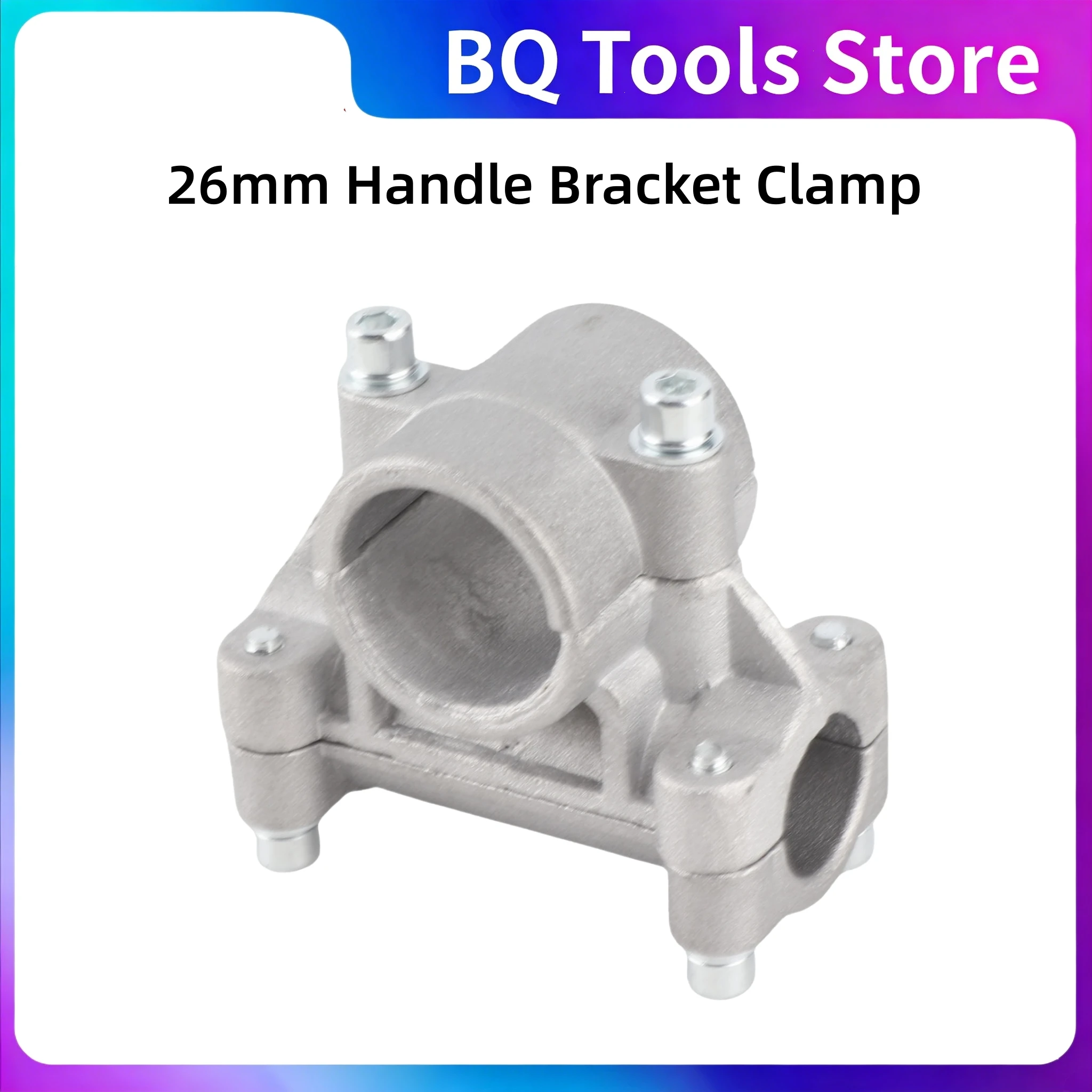 26mm Handle Bracket Clamp Aluminium Alloy Strimmer Handle Bracket Brushcutter Cross Fixed Bracket Lawn Mower Accessories
26mm Handle Bracket Clamp Aluminium Alloy Strimmer Handle Bracket Brushcutter Cross Fixed Bracket Lawn Mower Accessories