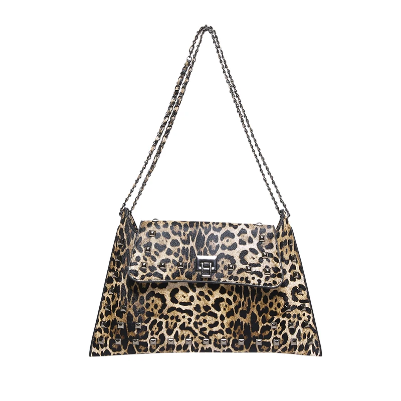 Leopard Pattern Handbag For Punk Women Envelope Leather Messenger Tote Bag Rock Girls Chain Shoulder Crossbody Bag With Riveted
Leopard Pattern Handbag For Punk Women Envelope Leather Messenger Tote Bag Rock Girls Chain Shoulder Crossbody Bag With Riveted