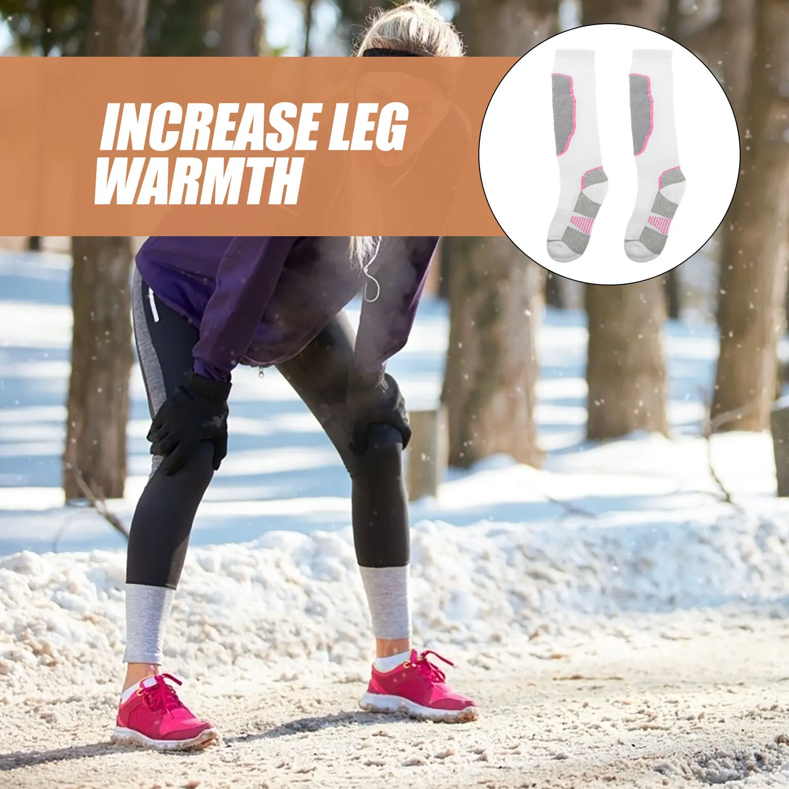 1Pair Thick Mountaineering Socks Long Tube Quick-Drying Breathable Warm Socks for Ice Skating Skiing Outdoor Winter Cold
1Pair Thick Mountaineering Socks Long Tube Quick-Drying Breathable Warm Socks for Ice Skating Skiing Outdoor Winter Cold