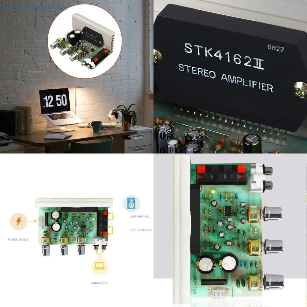 A3PD Hifi STK4102/4122/4112/4132/4182 Stereo Amplifier Board High Power Board
A3PD Hifi STK4102/4122/4112/4132/4182 Stereo Amplifier Board High Power Board