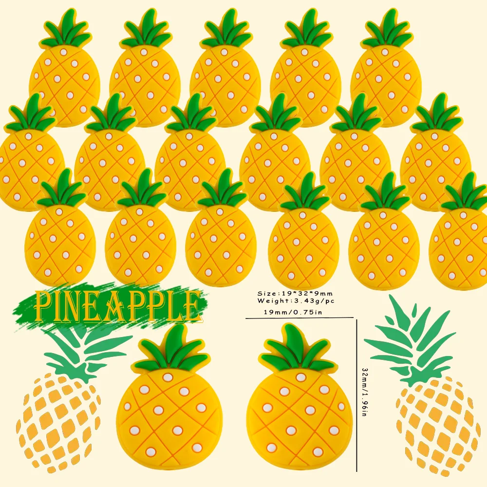 20 шт. мини-фрукты-ананас силиконовые бусины оптом для изготовления ювелирных изделий браслеты DIY ювелирные аксессуары
20 шт. мини-фрукты-ананас силиконовые бусины оптом для изготовления ювелирных изделий браслеты DIY ювелирные аксессуары