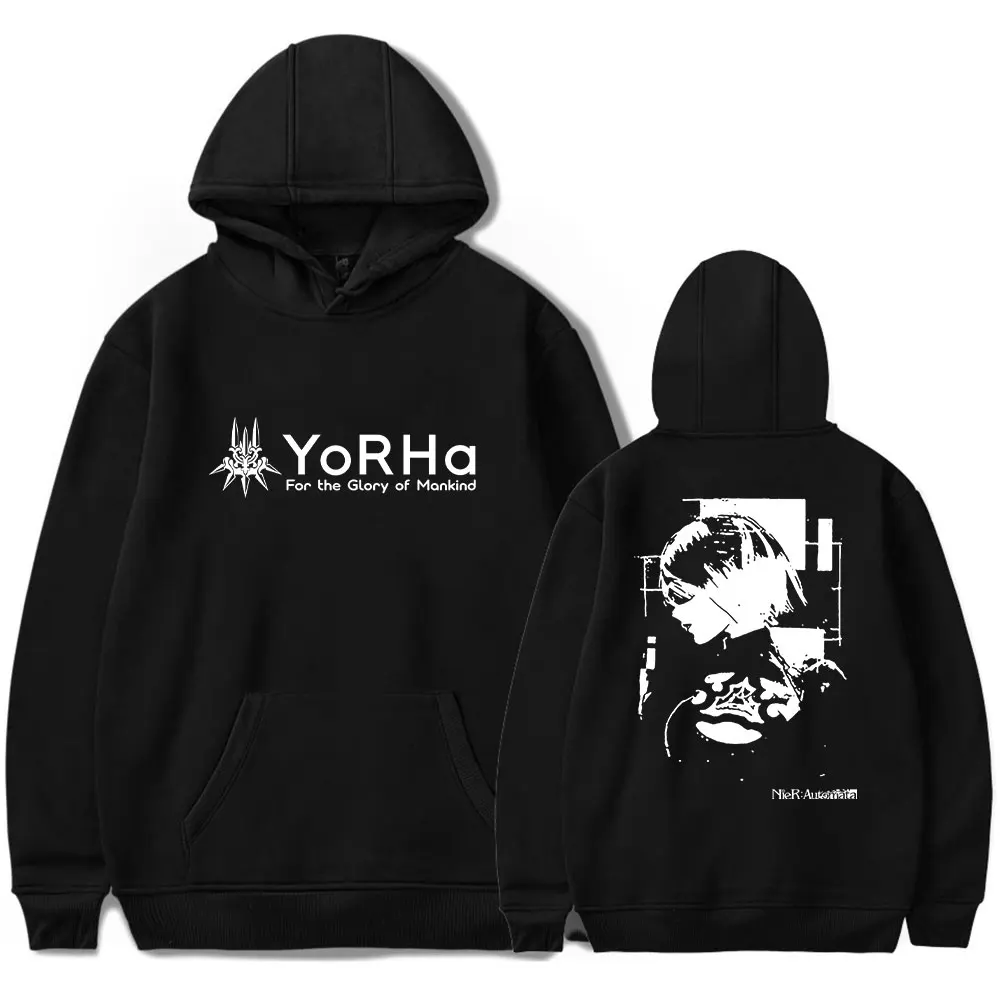 NieR Automata 2B YoRHa Hoodies New Vintage Merch Hooded Women Men Casual Streetwear Fashion Sweatshirts Clothes
NieR Automata 2B YoRHa Hoodies New Vintage Merch Hooded Women Men Casual Streetwear Fashion Sweatshirts Clothes