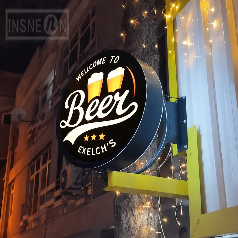 Custom 360 Rotating Light Box Acrylic LED for Storefronts Double Sided Round Box Outdoor Waterproof Hanging Advertising Sign
Custom 360 Rotating Light Box Acrylic LED for Storefronts Double Sided Round Box Outdoor Waterproof Hanging Advertising Sign
