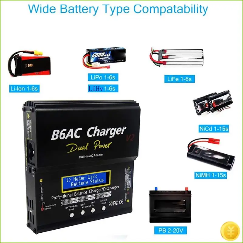 Зарядное устройство для модели самолета B6, алюминиевый сплав, FR4 Smart Balance Charger, литиевая батарея Nimh, вилка стандарта США
Зарядное устройство для модели самолета B6, алюминиевый сплав, FR4 Smart Balance Charger, литиевая батарея Nimh, вилка стандарта США