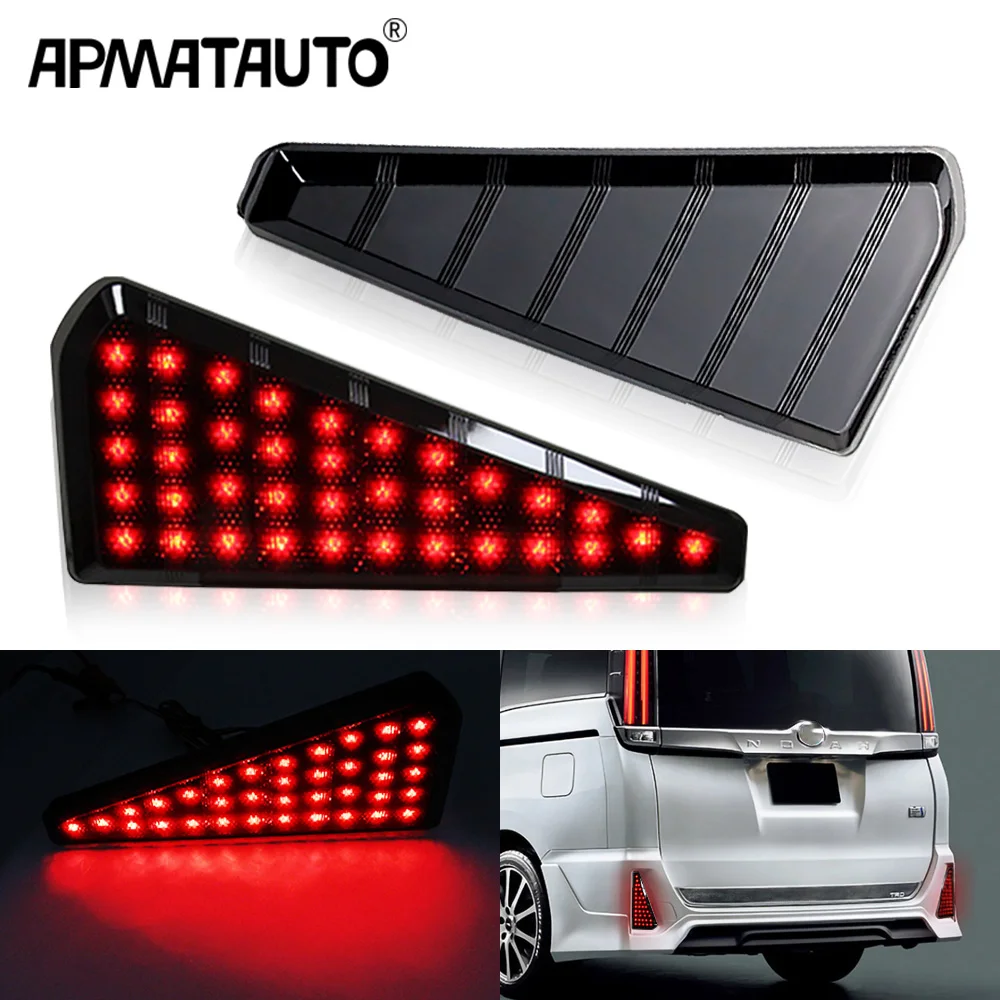2Pcs Canbus RED/Smoke Lens For Toyota NOAH VOXY 80 Series Car LED Rear Bumper Light Reflector Tail Brake Lamp Fog Lamp
2Pcs Canbus RED/Smoke Lens For Toyota NOAH VOXY 80 Series Car LED Rear Bumper Light Reflector Tail Brake Lamp Fog Lamp