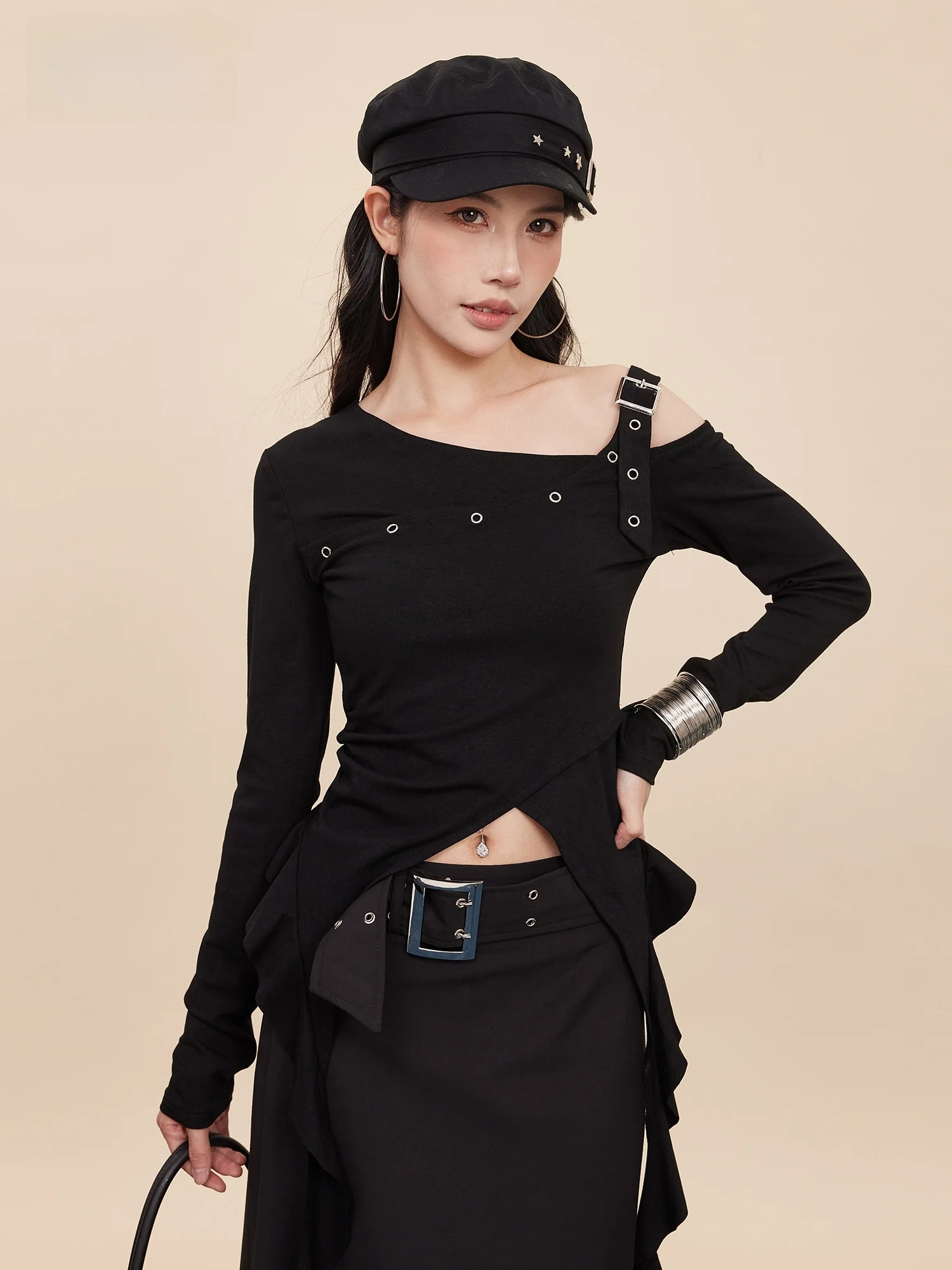 American Style Black T-Shirt Women's Spring Autumn Short Sleeve Long Sleeve Slim Fit Pure Color Knitted Cool Feeling Outdoor ...
American Style Black T-Shirt Women's Spring Autumn Short Sleeve Long Sleeve Slim Fit Pure Color Knitted Cool Feeling Outdoor ...