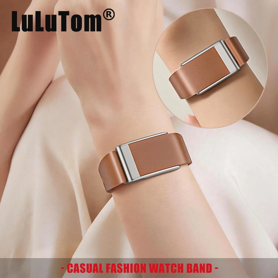 Business Casual Genuine Leather Band Strap For Whoop 5.0 WHOOP 5.0/MG Slender Waist Metal Button Bracelet Replacement Wristband
Business Casual Genuine Leather Band Strap For Whoop 5.0 WHOOP 5.0/MG Slender Waist Metal Button Bracelet Replacement Wristband