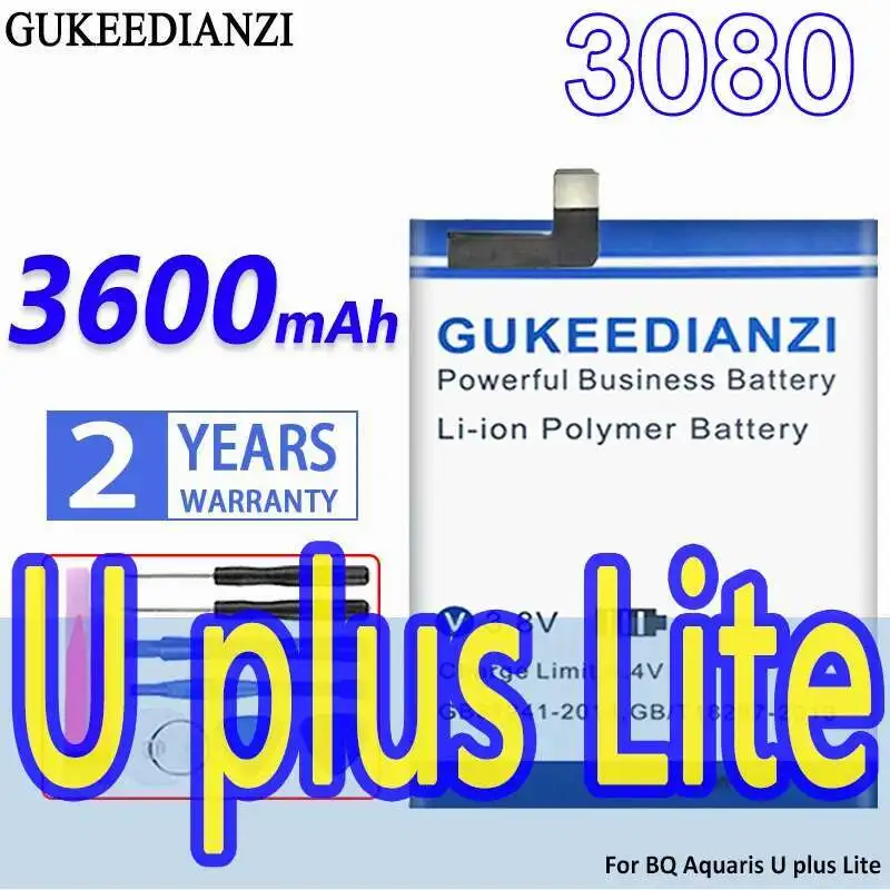 3080 Долговечный аккумулятор для мобильного телефона для BQ Aquaris U Plus Lite 3600 мАч
3080 Долговечный аккумулятор для мобильного телефона для BQ Aquaris U Plus Lite 3600 мАч