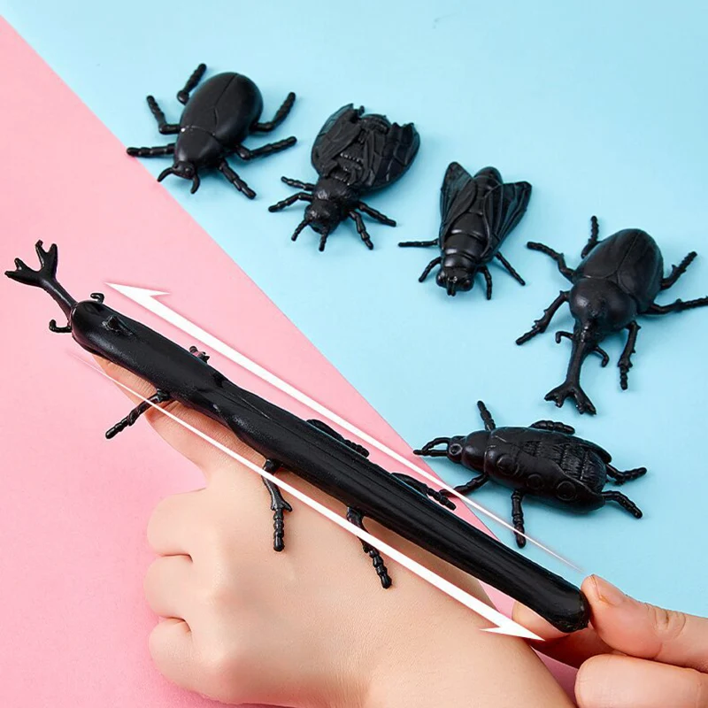 5PCS Catapult Launch Insect Fun Tricky Slingshot Insect Practice Insect Elastic Flying Finger Insect Sticky Decompression Toy
5PCS Catapult Launch Insect Fun Tricky Slingshot Insect Practice Insect Elastic Flying Finger Insect Sticky Decompression Toy