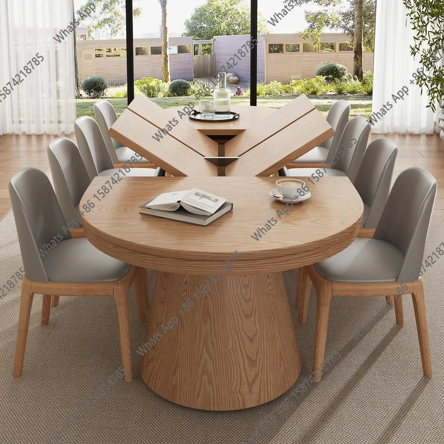 X29 Solid Wood New Retractable Dining Table 2026 New Oval Household Small Apartment American Style Foldable Deformation Dining T
X29 Solid Wood New Retractable Dining Table 2026 New Oval Household Small Apartment American Style Foldable Deformation Dining T