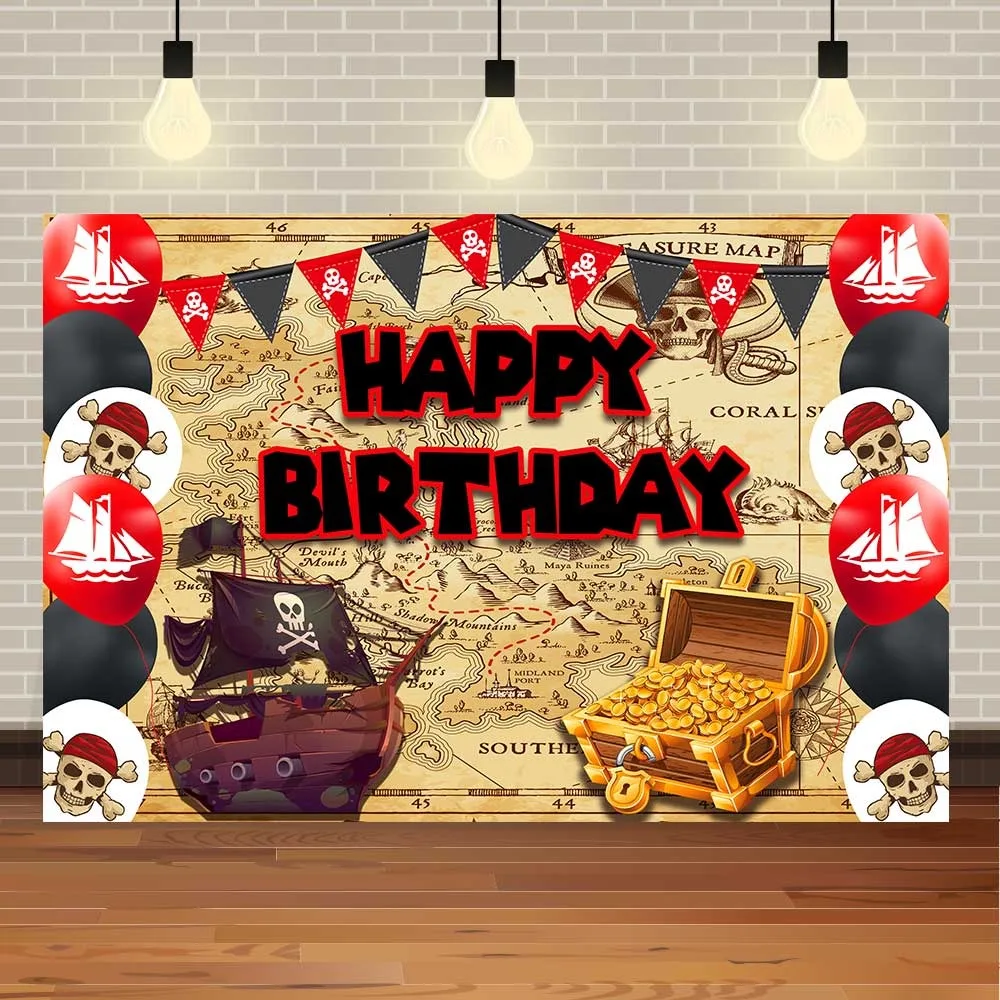 Pirate Captain Boy Birthday Party Backdrops Treasure Sailboat Wall Backdrop Kid Nautical Adventure Theme Photography Background
Pirate Captain Boy Birthday Party Backdrops Treasure Sailboat Wall Backdrop Kid Nautical Adventure Theme Photography Background