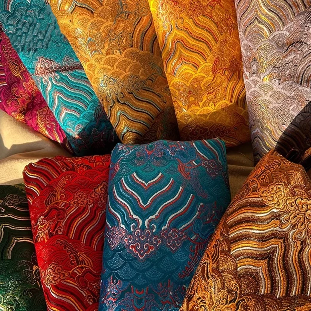 New Chinese Hanfu Embroidery Weaving Brocade Decorative Jacquard Fabric - Traditional Embroidered Patterned Weaving Brocade
New Chinese Hanfu Embroidery Weaving Brocade Decorative Jacquard Fabric - Traditional Embroidered Patterned Weaving Brocade