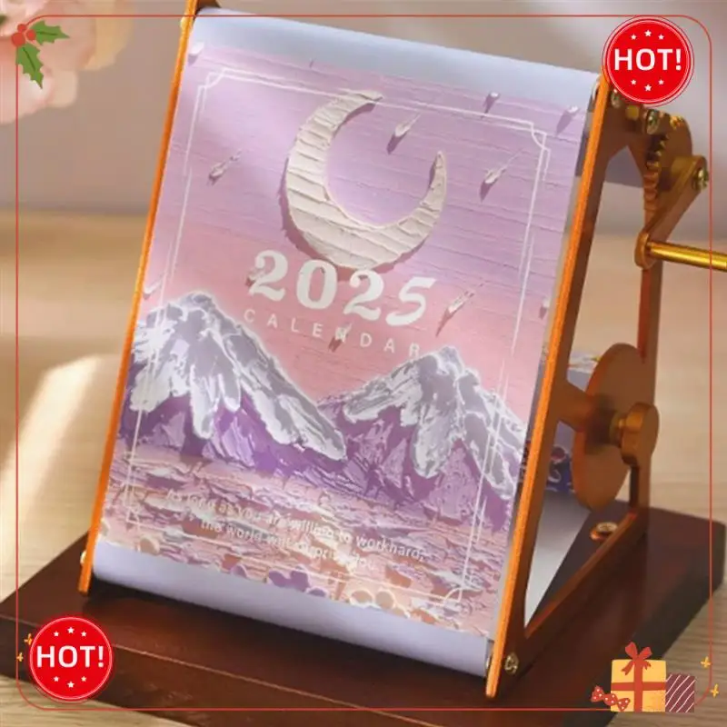 Прочный металлический рукоятка-2025, настольный календарь, картина маслом, винтажная раскладывающаяся страница, персонализированные украшения для рабочего стола
Прочный металлический рукоятка-2025, настольный календарь, картина маслом, винтажная раскладывающаяся страница, персонализированные украшения для рабочего стола