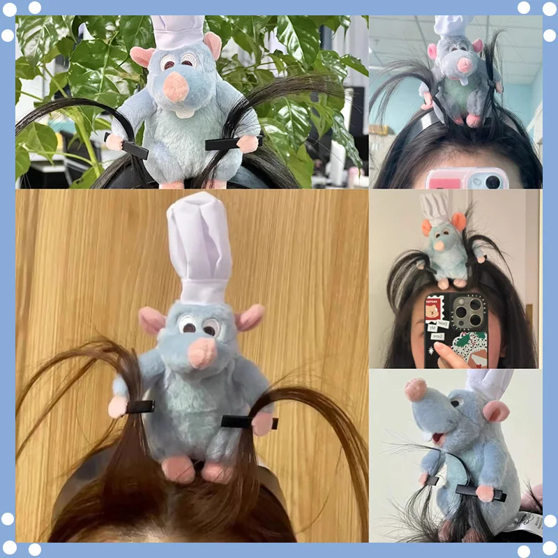 Disney Ratatouille Hairband kawaii Cartoon Plush Doll Headband French Wide-brimmed Hairpin Photo Headdress Creativity Girl Gift
Disney Ratatouille Hairband kawaii Cartoon Plush Doll Headband French Wide-brimmed Hairpin Photo Headdress Creativity Girl Gift