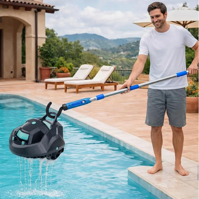 HOTB72A Hook For All Robotic Pool Cleaner With Telescopic Pole Adjustable Hook Cleaning Pole For Grabbing Robotic Vacuum Cleaner
HOTB72A Hook For All Robotic Pool Cleaner With Telescopic Pole Adjustable Hook Cleaning Pole For Grabbing Robotic Vacuum Cleaner