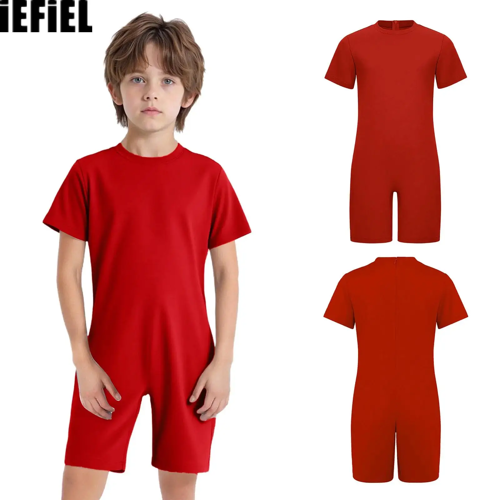 Unisex Kids Solid Color Special Needs Adaptive Clothing Round Neck Short Sleeve Back Invisible Zipper Jumpsuit
Unisex Kids Solid Color Special Needs Adaptive Clothing Round Neck Short Sleeve Back Invisible Zipper Jumpsuit