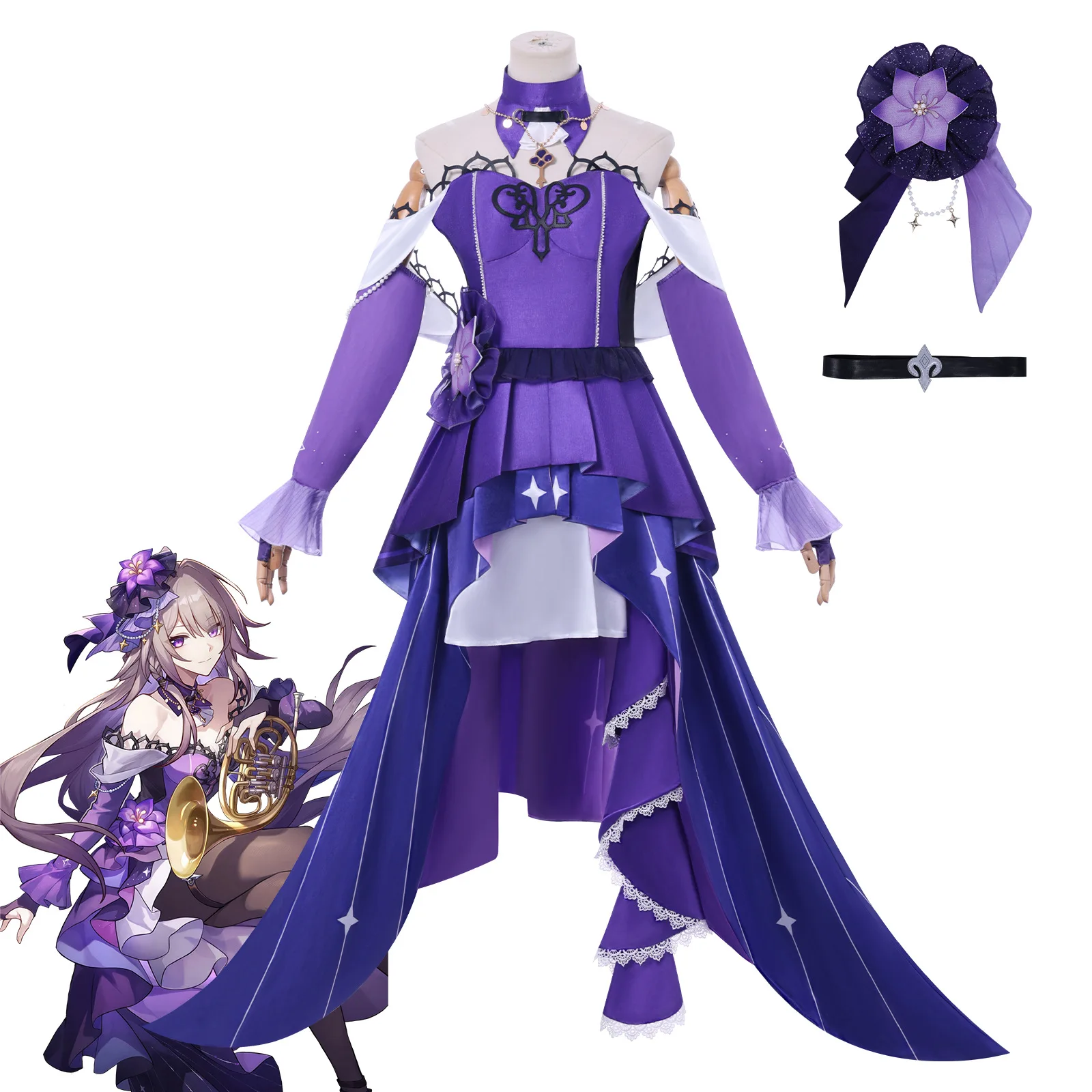 New Collapse Star Dome Railway Cos Costume Concert Big Black Tower Cosplay Two-dimensional Role-playing Costume
New Collapse Star Dome Railway Cos Costume Concert Big Black Tower Cosplay Two-dimensional Role-playing Costume