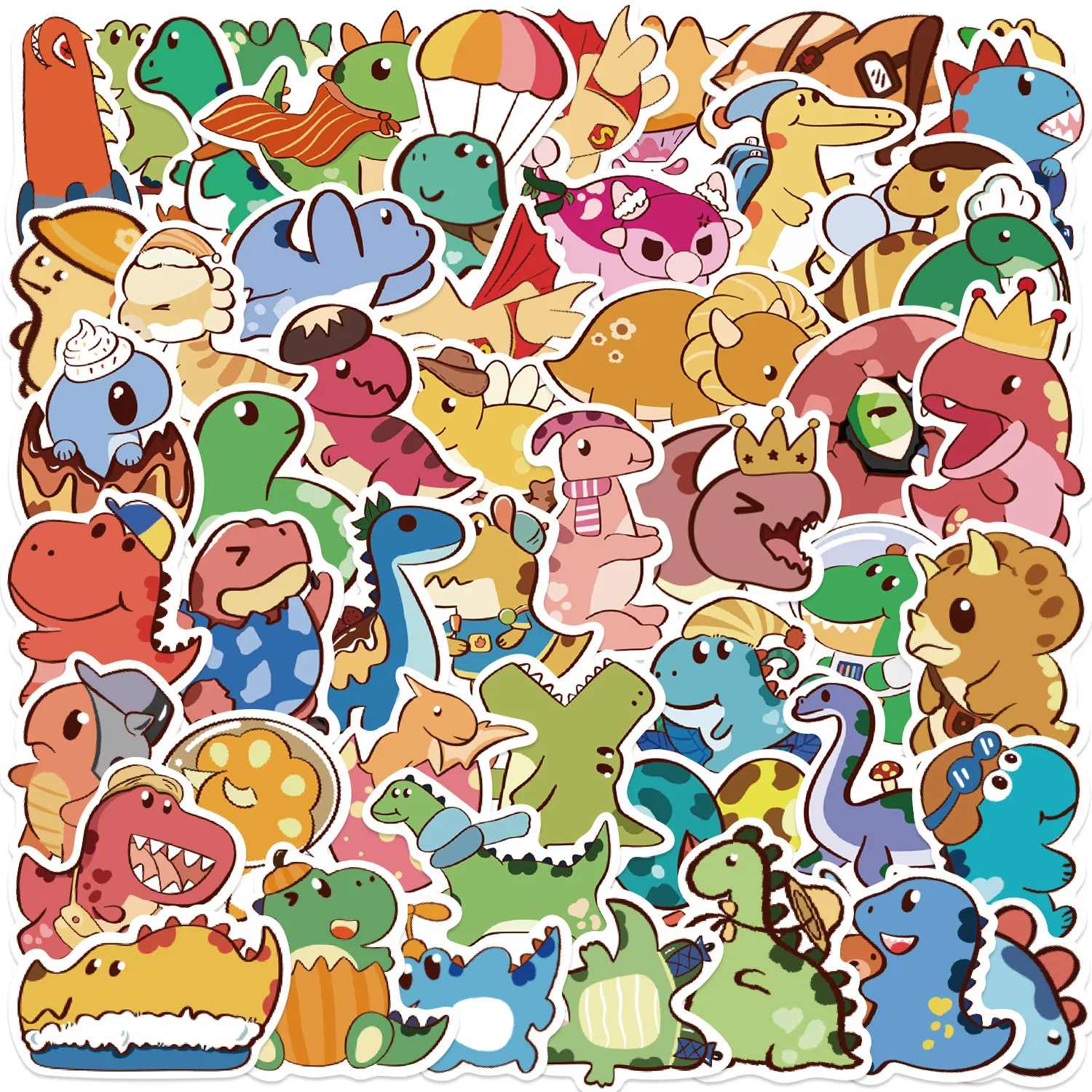 50PC Mixed Color Creative Cartoon colored dinosaur Image Stickers, DIY Party Festival Decoration Stickers, Hand Account Scrapbook Stickers, Phone Case Stickers, Laptop, Luggage Stickers, Handbag Decoration Stickers
50PC Mixed Color Creative Cartoon colored dinosaur Image Stickers, DIY Party Festival Decoration Stickers, Hand Account Scrapbook Stickers, Phone Case Stickers, Laptop, Luggage Stickers, Handbag Decoration Stickers