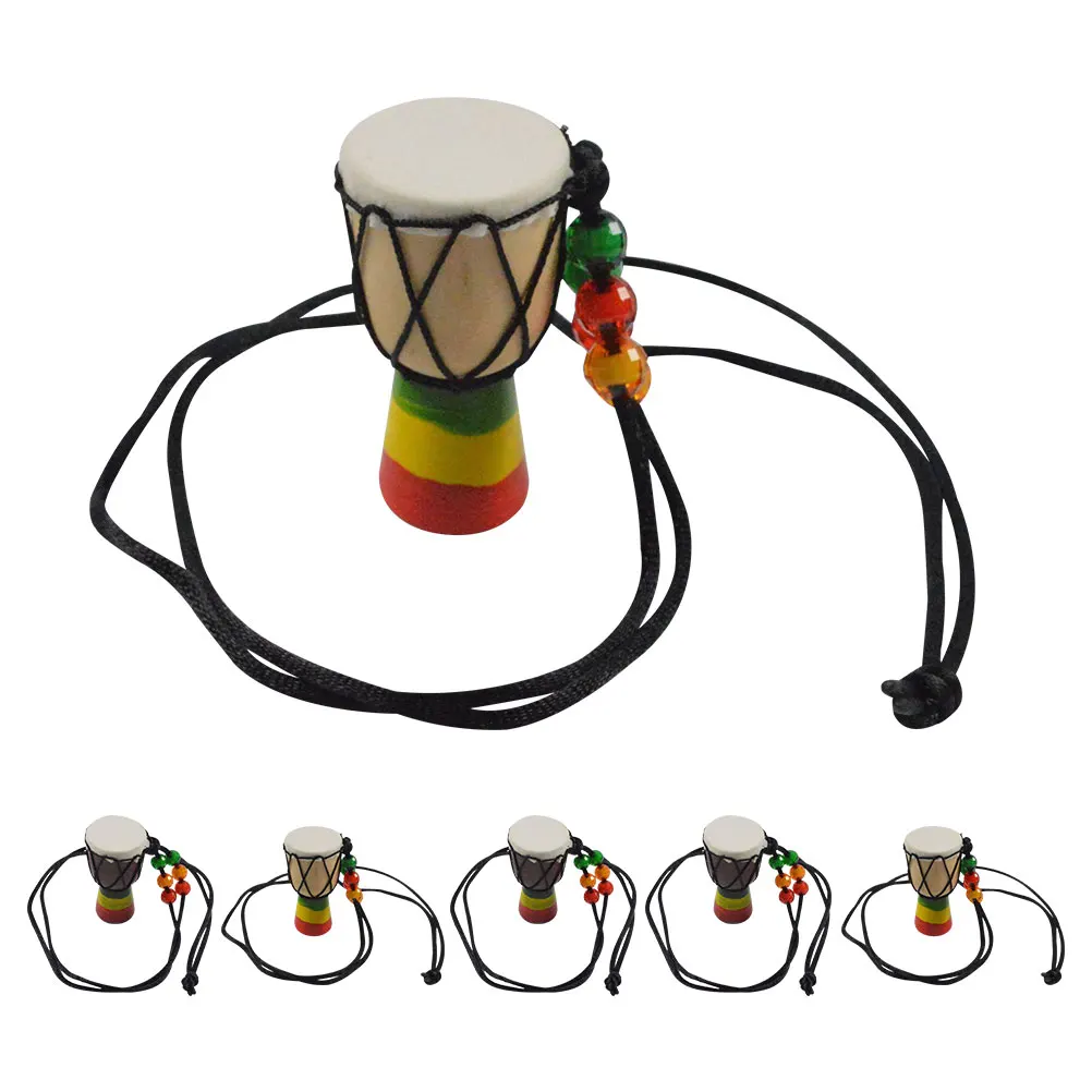 6 Pcs Jewelry Mini African Drum Necklace Djembe Charm Accessories for Women Music Pendant
6 Pcs Jewelry Mini African Drum Necklace Djembe Charm Accessories for Women Music Pendant