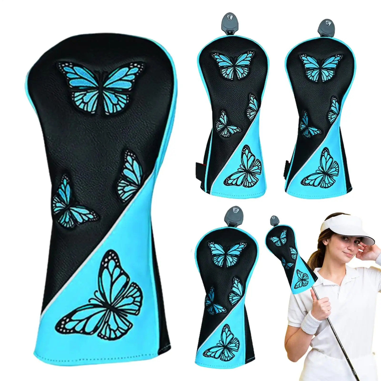 Golf Head Covers 4 Pieces Butterfly Pattern Golfing Accessories Driver Head Covers For Men Boyfriend Father Grandfather Golf
Golf Head Covers 4 Pieces Butterfly Pattern Golfing Accessories Driver Head Covers For Men Boyfriend Father Grandfather Golf