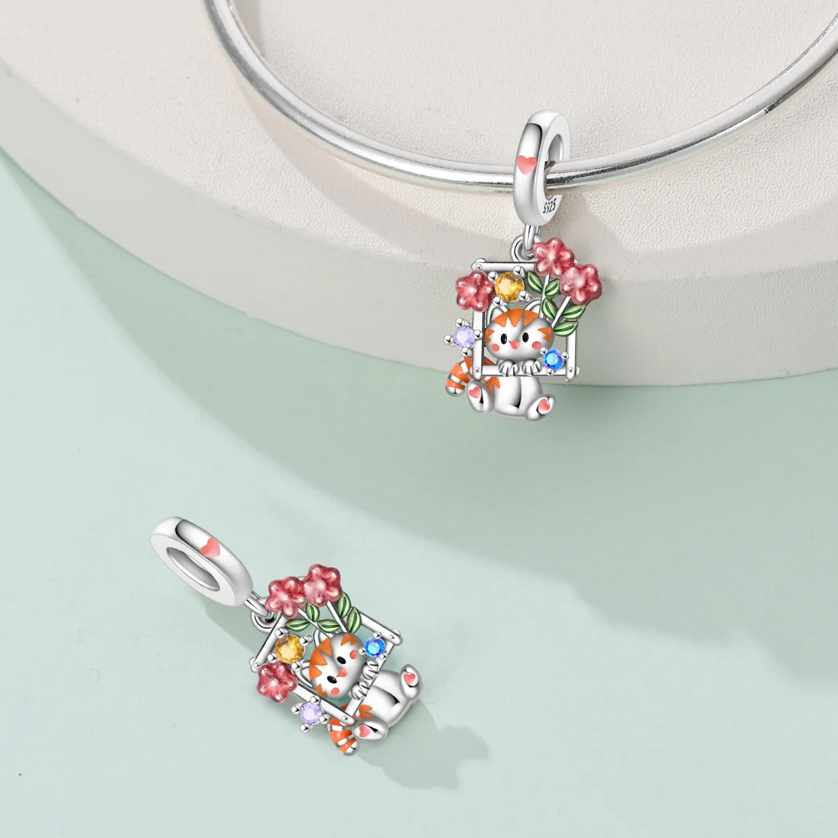 Original Charms 925 Sterling Silver Cat Picture Frame Pendant Beads Fit Bracelet Women Jewelry Making Diy Gift
Original Charms 925 Sterling Silver Cat Picture Frame Pendant Beads Fit Bracelet Women Jewelry Making Diy Gift