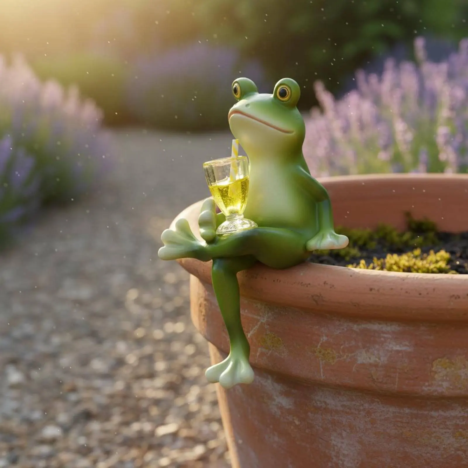 Drinking Frog Pot Hanger Playful Design Frog Pot Holder Weather-Resistant Durable for Gardeners
Drinking Frog Pot Hanger Playful Design Frog Pot Holder Weather-Resistant Durable for Gardeners