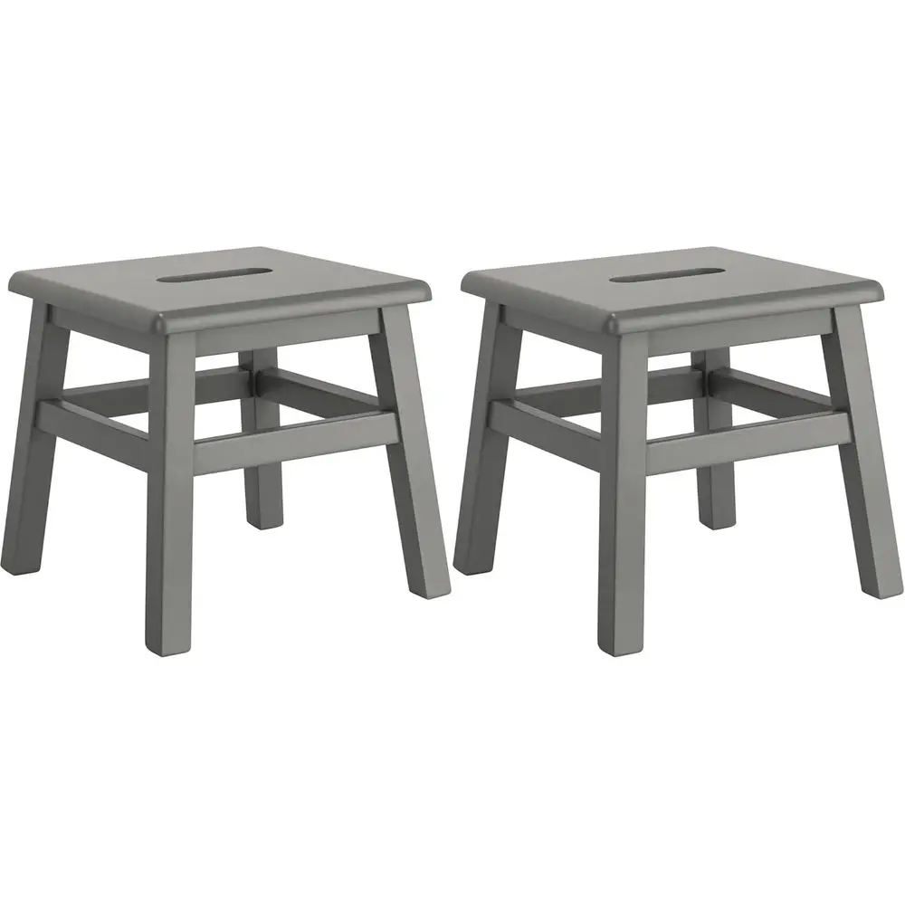 Gray 12.25 Solid Hardwood Step Stool Set for Adults and Kids, Pack of 2
Gray 12.25 Solid Hardwood Step Stool Set for Adults and Kids, Pack of 2