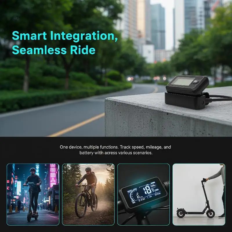 48V Electric Scooter LCD Display Speedometer Odometer Speed Voltage Indicator For Bike Modification Accessories
48V Electric Scooter LCD Display Speedometer Odometer Speed Voltage Indicator For Bike Modification Accessories