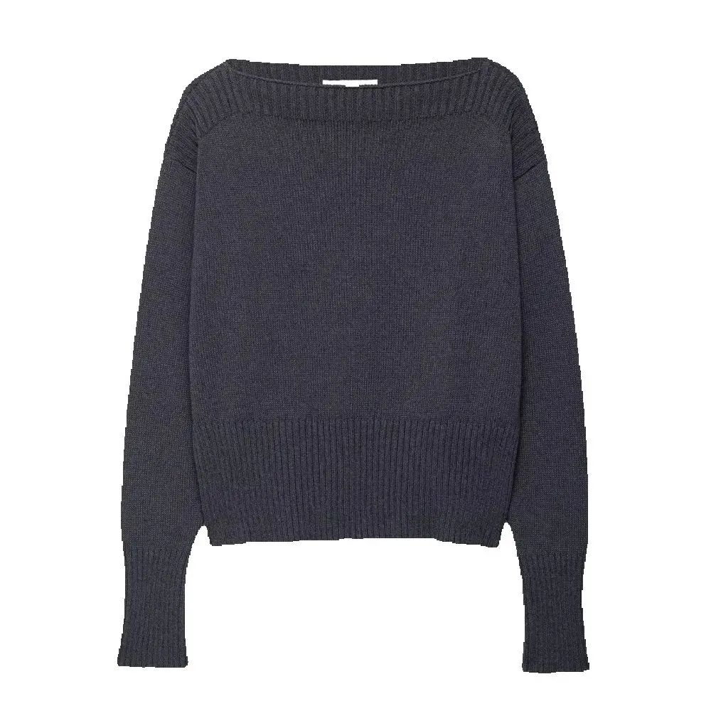 Women's Knitted Loose Top One Collar Long Sleeve Autumn/Winter New Hooded Sweater
Women's Knitted Loose Top One Collar Long Sleeve Autumn/Winter New Hooded Sweater