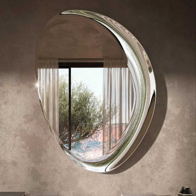 Luxury modern style unique irregular eye design living room bedroom glass stainless steel polished mirror wall
Luxury modern style unique irregular eye design living room bedroom glass stainless steel polished mirror wall