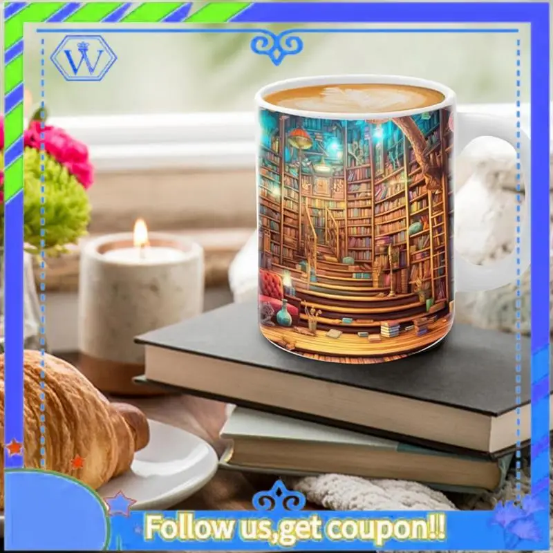 Easy To Use Bookshelf Mug 11Oz - A Library Shelf Cup, Library Bookshelf Mug, Book Lovers Coffee Mug, Creative Space Design No.4
Easy To Use Bookshelf Mug 11Oz - A Library Shelf Cup, Library Bookshelf Mug, Book Lovers Coffee Mug, Creative Space Design No.4