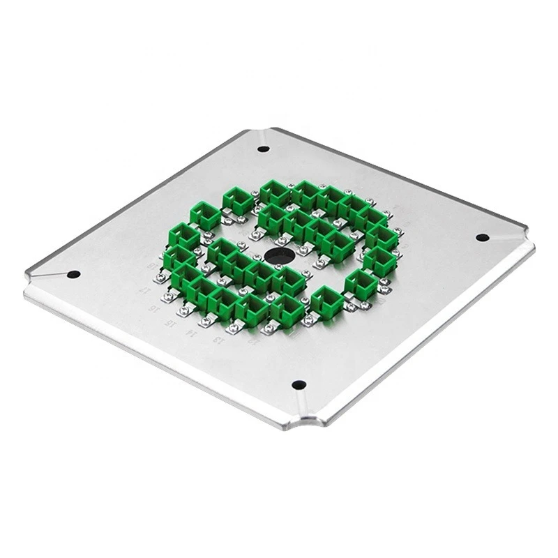 general purpose SC APC 26 core optical fiber polishing fixture / jig for optical fiber patch cord production line
general purpose SC APC 26 core optical fiber polishing fixture / jig for optical fiber patch cord production line