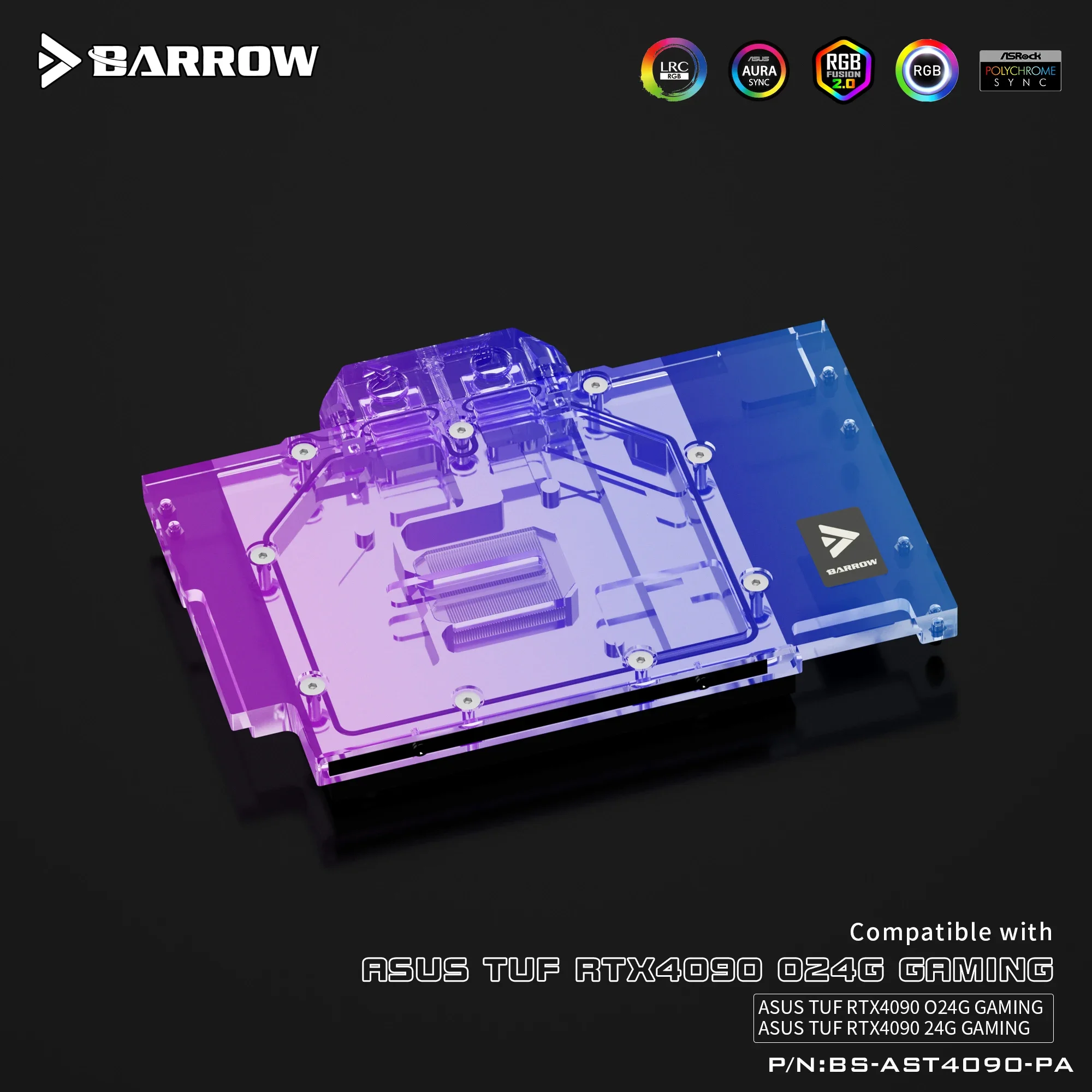BARROW GPU Water Block Use for ASUS TUF GeForce RTX4090 24G /O24G GAMING Graphics Card/Cooling Radiator RGB AURA With Backplate
BARROW GPU Water Block Use for ASUS TUF GeForce RTX4090 24G /O24G GAMING Graphics Card/Cooling Radiator RGB AURA With Backplate