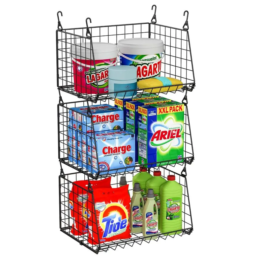Hanging Laundry Room OrganizatonFoldable Laundry Basket Wire Basket with 360Rotating Hooks Small Space Organization Over Washer
Hanging Laundry Room OrganizatonFoldable Laundry Basket Wire Basket with 360Rotating Hooks Small Space Organization Over Washer