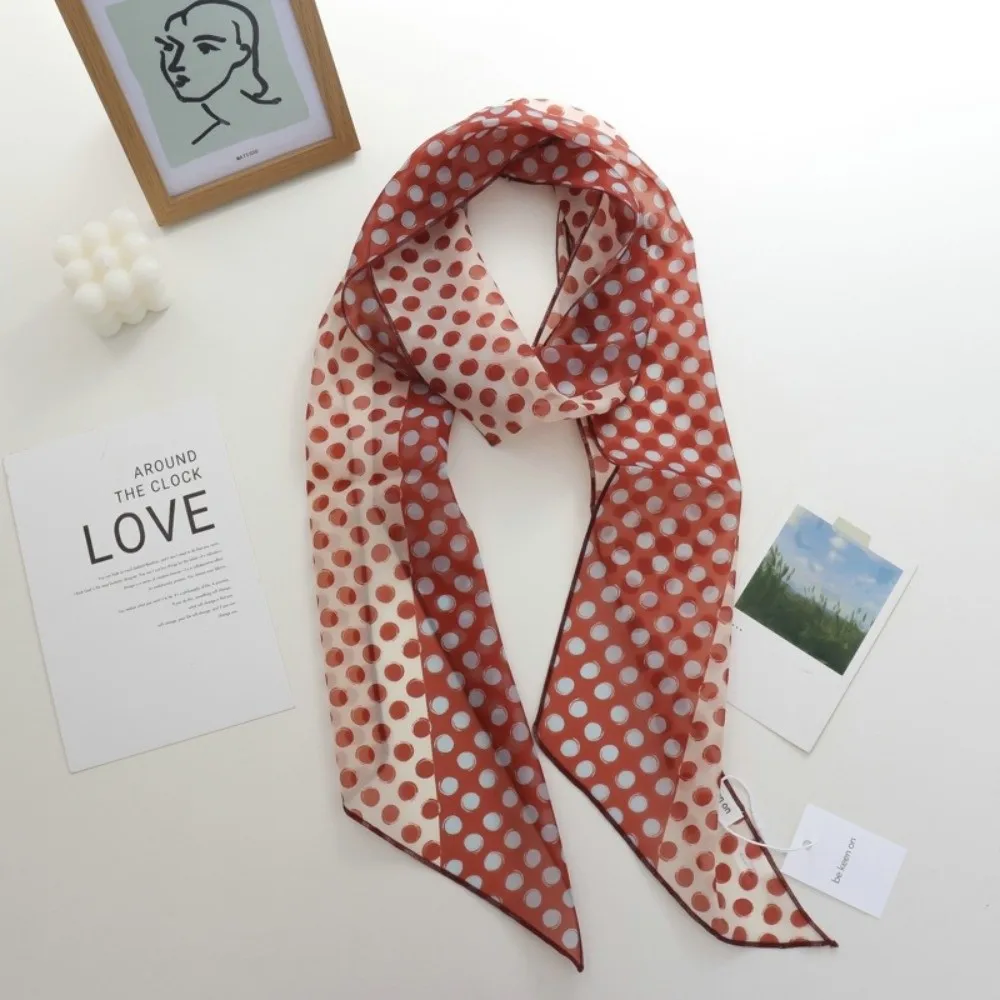 Niche Elegant Polka Dots Long Scarf Color Block Design Versatile Fashionable Sash Trendy Style Lace-up Design Necktie Wedding
Niche Elegant Polka Dots Long Scarf Color Block Design Versatile Fashionable Sash Trendy Style Lace-up Design Necktie Wedding