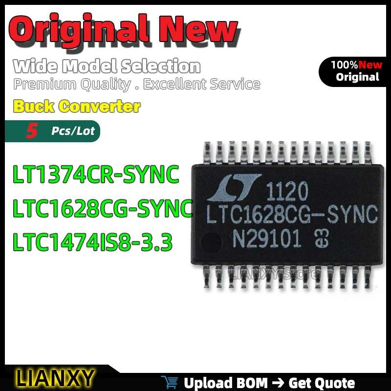 5 шт. SOIC-8 LT1374CR-SYNC LTC1628CG-SYNC LTC1474IS8-3.3 понижающий преобразователь новый оригинальный
5 шт. SOIC-8 LT1374CR-SYNC LTC1628CG-SYNC LTC1474IS8-3.3 понижающий преобразователь новый оригинальный