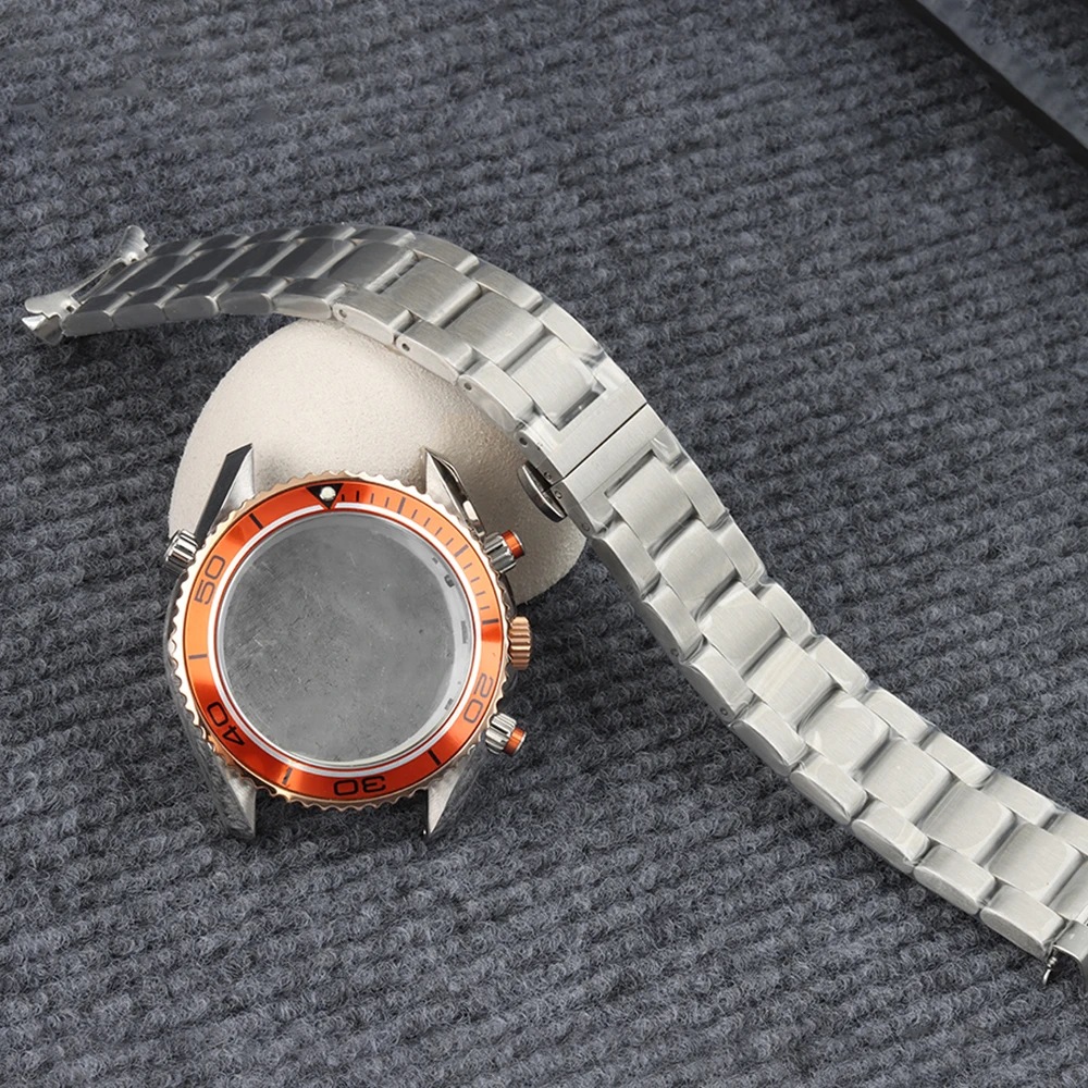 Fit Seamaster 600 VK63 Case 45.5mm Chronograph Case Strap Stainless Steel For Seamaster 300 VK63 VK64 Quartz Movement 33mm Dial
Fit Seamaster 600 VK63 Case 45.5mm Chronograph Case Strap Stainless Steel For Seamaster 300 VK63 VK64 Quartz Movement 33mm Dial