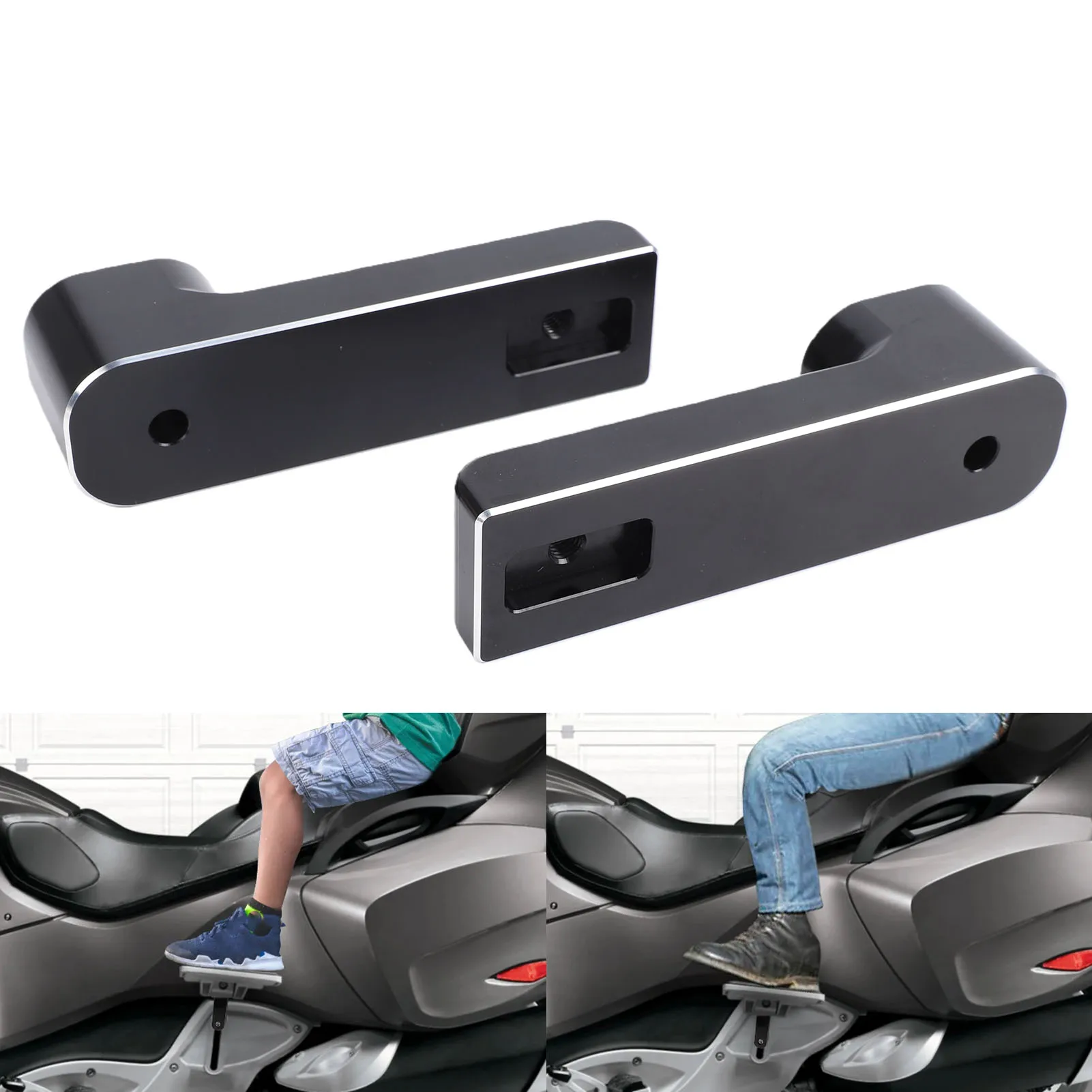 Passenger Floorboard Extension Kit Adjustable Rear Passenger Foot Pegs Risers Replacement for Spyder RT 2010-2021
Passenger Floorboard Extension Kit Adjustable Rear Passenger Foot Pegs Risers Replacement for Spyder RT 2010-2021