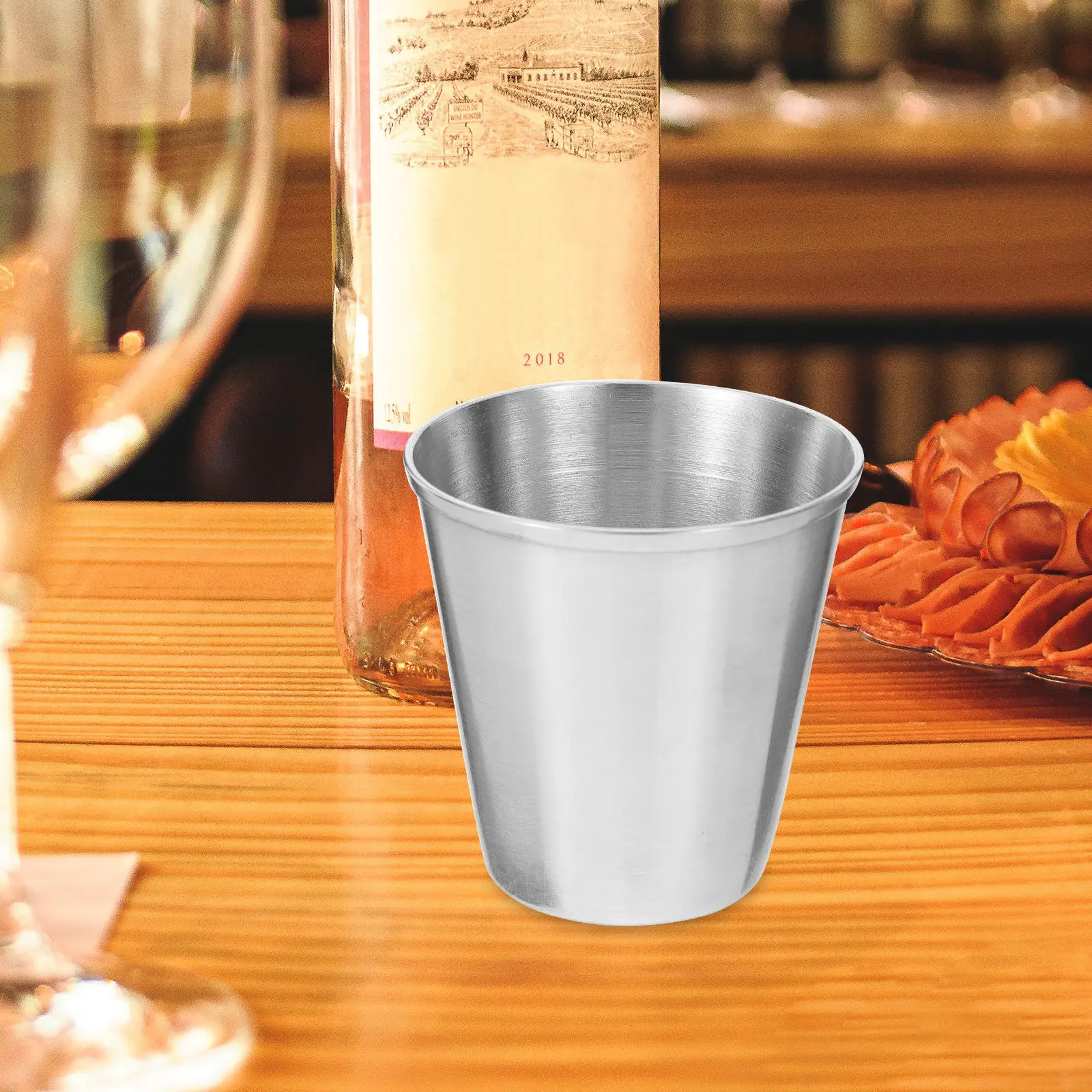 12Pcs Stainless Steel Spirits Cups Lightweight Portable Wine Cups for Outdoor Camping Bar Whiskey Vodka Coffee Tea
12Pcs Stainless Steel Spirits Cups Lightweight Portable Wine Cups for Outdoor Camping Bar Whiskey Vodka Coffee Tea